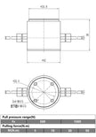 100N 300N 500N 1000N pressure torque sensor composite Two multi dimensional component 2 axis force sensor measuring loadcell