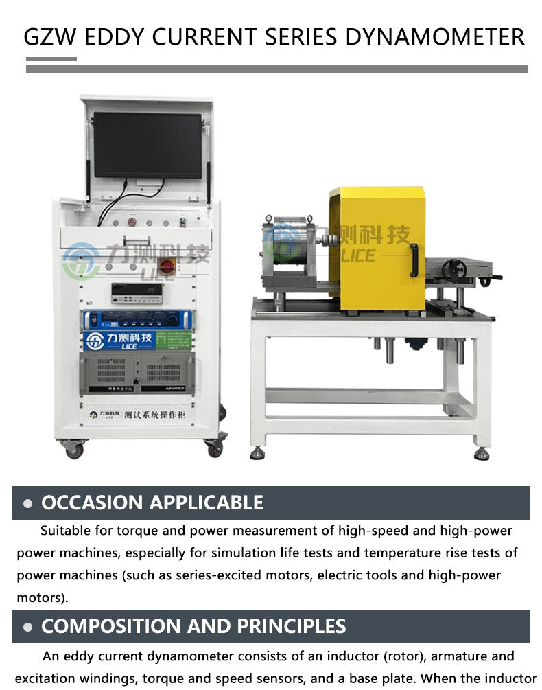 DAYSENSOR Electromagnetic Vortex Torque Measuring Motor Torque Speed Power Test