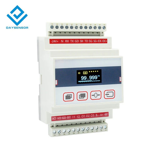 DAYSENSOR Load Cell Amplifier Weight Sensor Transmitter Output RS232 0-10V4-20mA