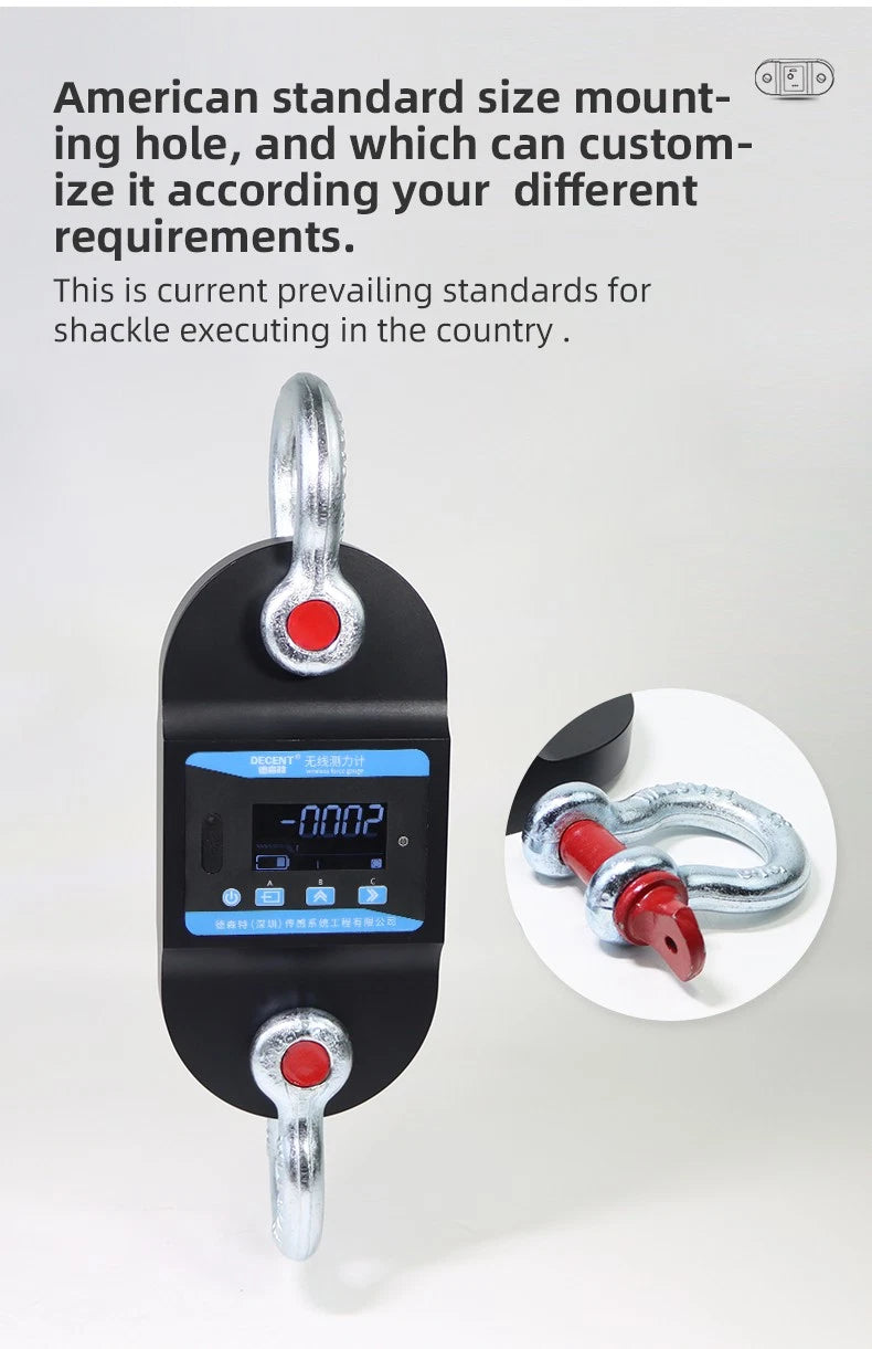 DAYSENSOR Digital tension Load Cell Link Scale Handheld Indicator LCD display