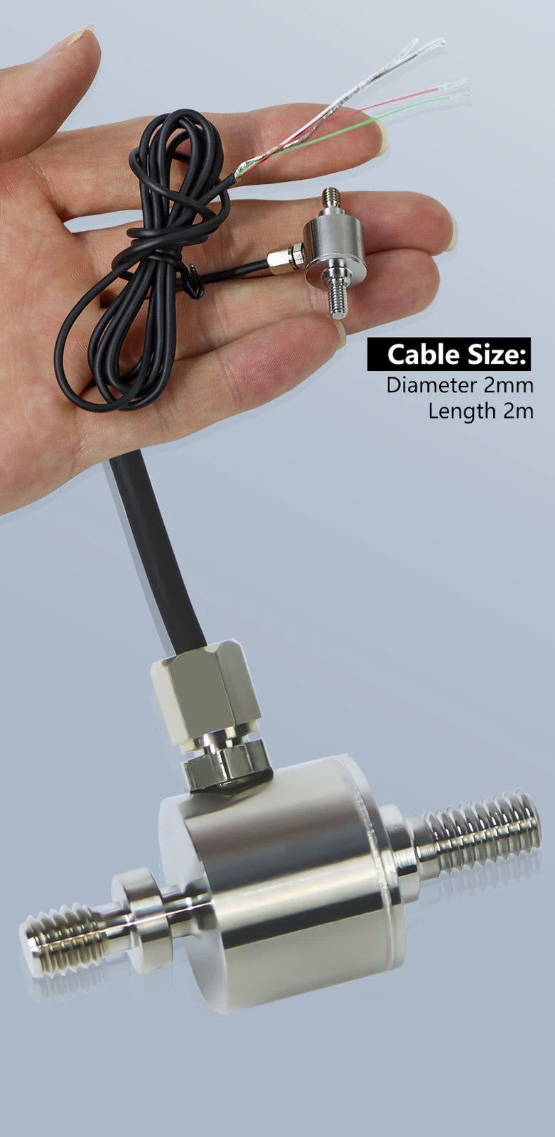 DAYSENSOR Load Cell Force Sensor 22lb for Industrial Weighing&Produ<wbr/>ction Testing