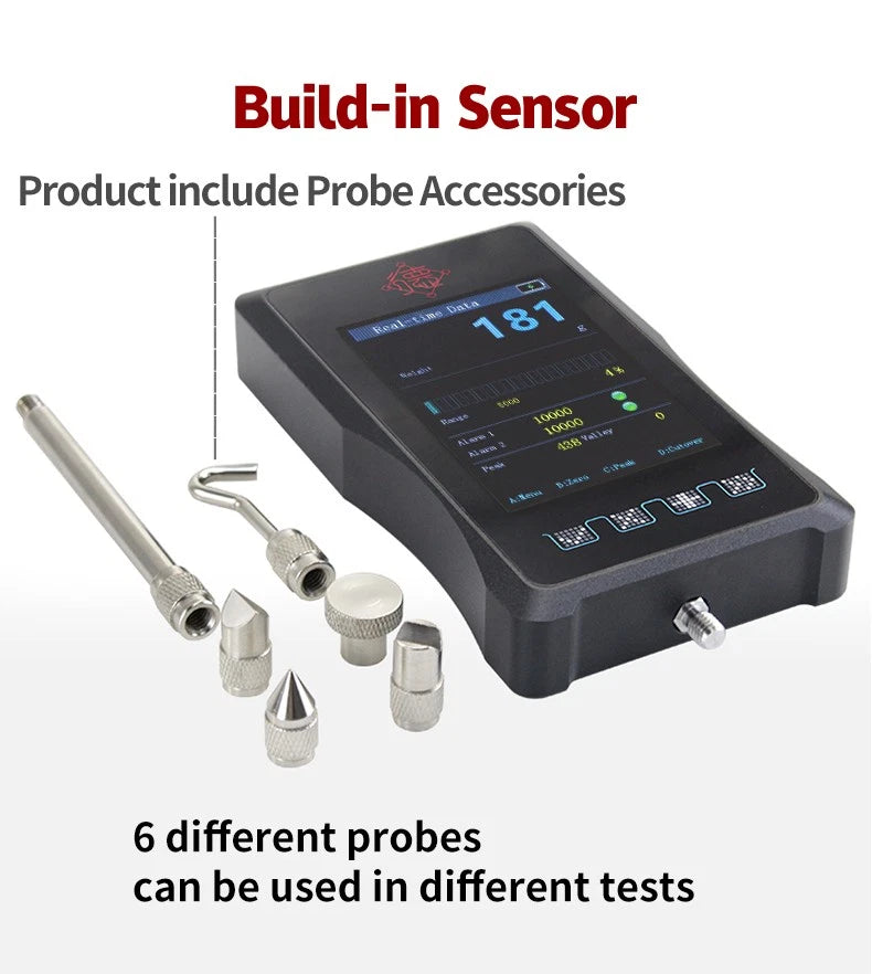 DAYSENSOR Digital Force Gauge 500N Tension Compression Testing Tension Meter