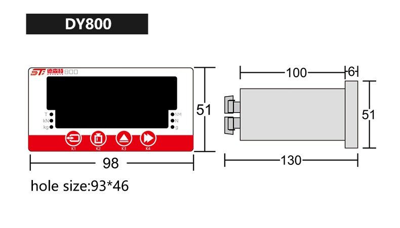 DAYSENSOR High Precision Load Cell Sensor with Digital Indicator 0-10V/4-20mA
