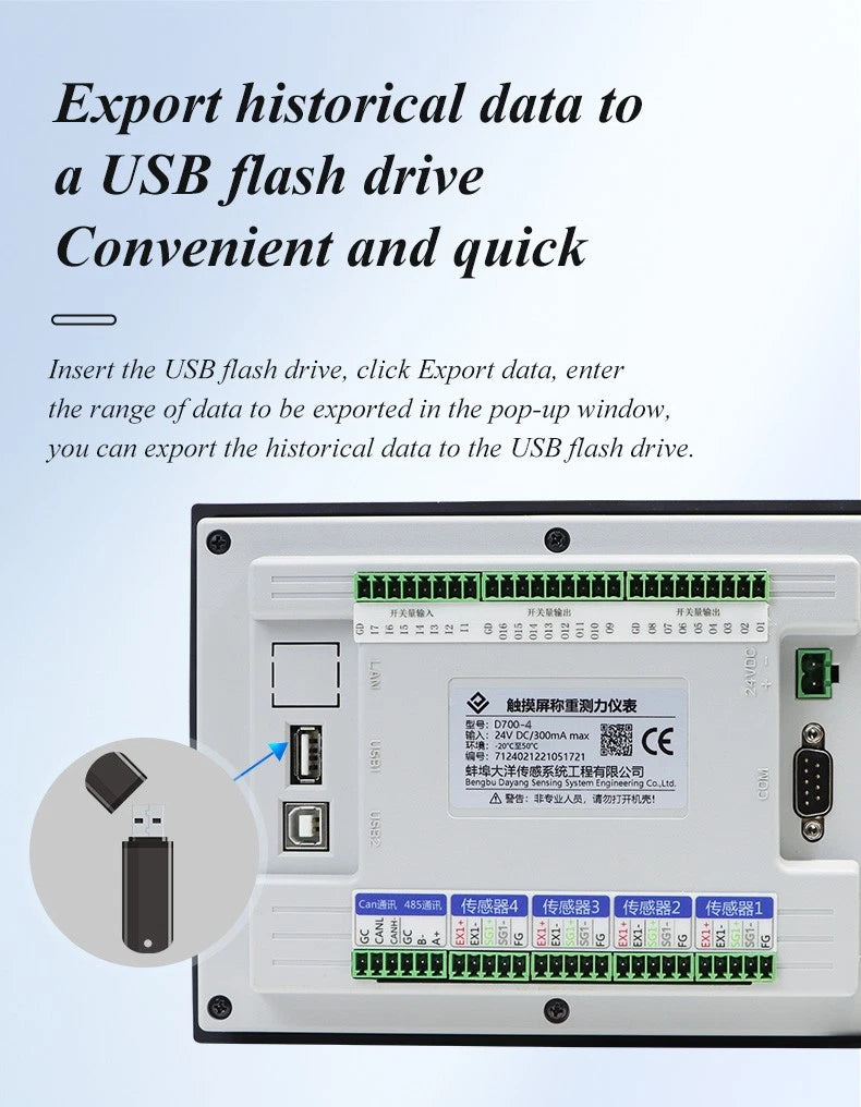 DAYSENSOR Digital ForceGauge Force Measuring Instrument Mulitiple ChannelDisplay