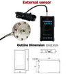 DAYSENSOR Digital Force Gauge Tension Compression Meter with External Sensor