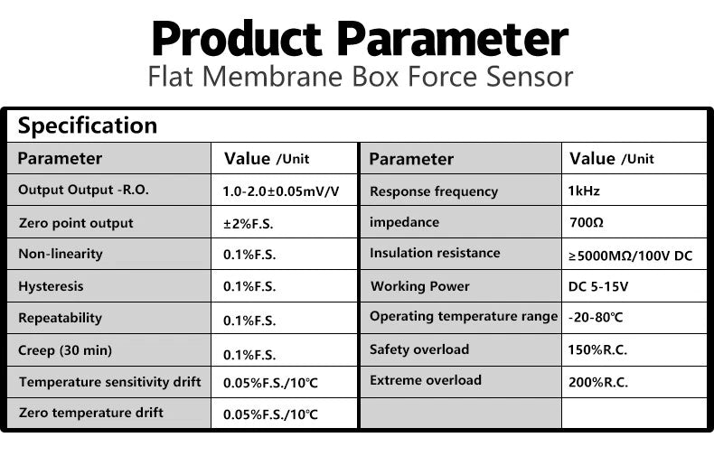 DAYSENSOR Bellows Load Cell Sensor,Test Tension&Compre<wbr/>ssion Force Weight Sensor