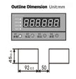 DAYSENSOR 5 Digit Display Controller for Load Cells Force Sensors RS485 Output