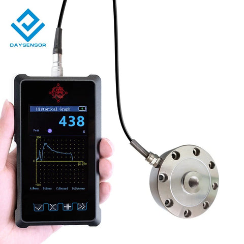 DAYSENSOR Digital Force Gauge Tension Compression Meter with External Sensor